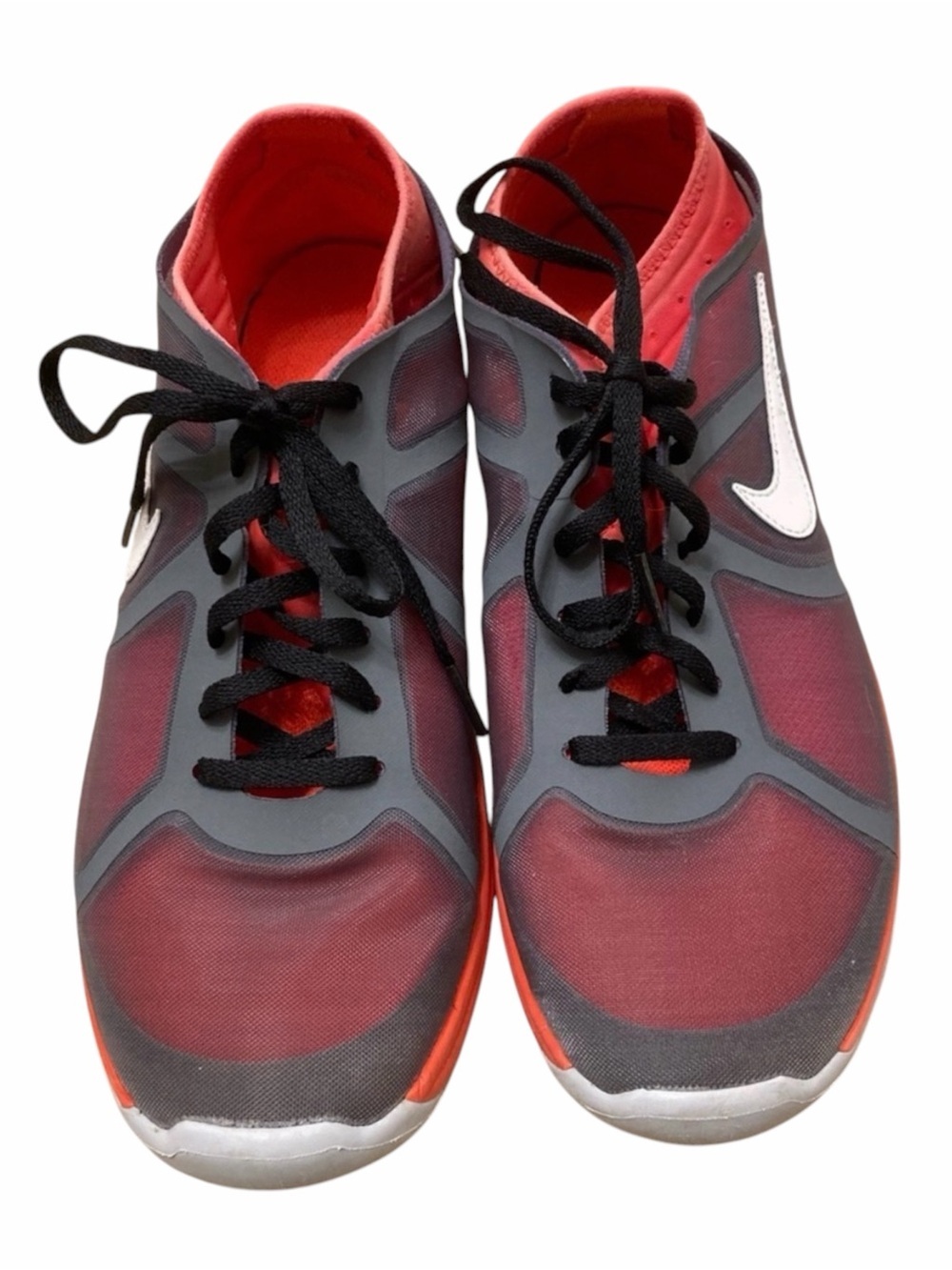 3/$20 Nike Fly Knit Lunarlon Running Shoes Sneakers, Women’s, Orange and Gray 10